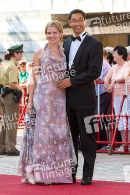 Philipp Rösler mit Ehefrau Wiebke Rösler