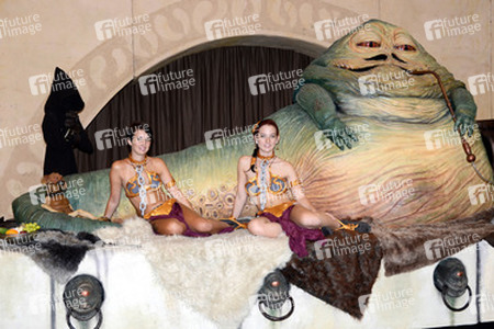 Star Wars Fans - Prinzessin Leia Organa und Jabba the Hut