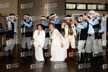 Star Wars Fans - Prinzessin Leia mit Rebellen Allianz Soldaten