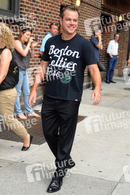 Matt Damon besucht die 'Late Show With David Letterman', New York