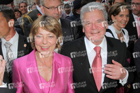 Joachim Gauck mit Lebensgefährtin Daniela Schadt