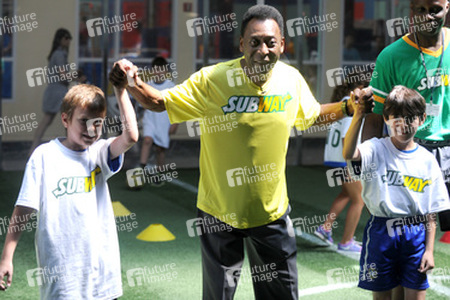 Pele bei Subway, New York