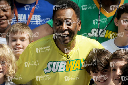 Pele bei Subway, New York