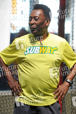 Pele bei Subway, New York