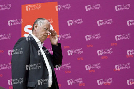 Pressestatement von Peer Steinbrueck und dem ver.di-Vorsitzenden Frank Bsirske, Berlin