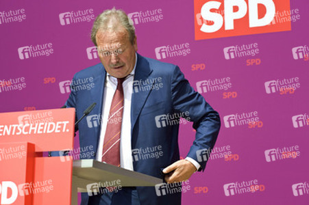 Pressestatement von Peer Steinbrueck und dem ver.di-Vorsitzenden Frank Bsirske, Berlin