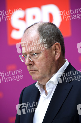 Pressestatement von Peer Steinbrueck und dem ver.di-Vorsitzenden Frank Bsirske, Berlin