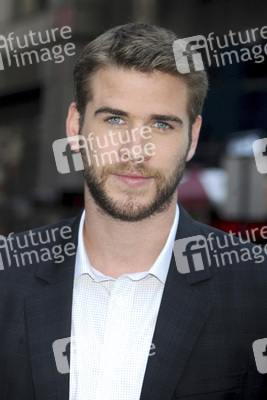 Liam Hemsworth läutet die NASDAQ Closing Bell, New York