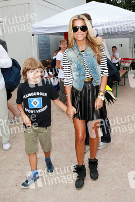 Sylvie van der Vaart mit Sohn Damian van der Vaart