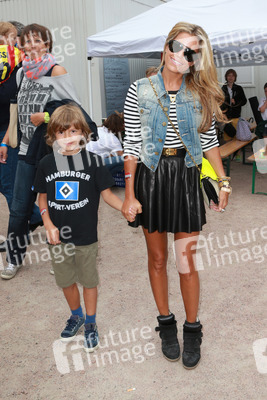 Sylvie van der Vaart mit Sohn Damian van der Vaart