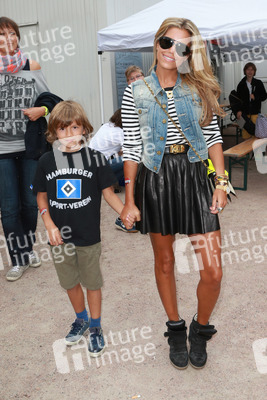 Sylvie van der Vaart mit Sohn Damian van der Vaart