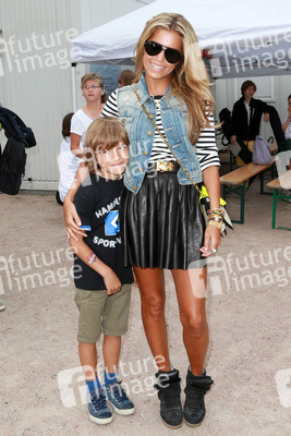 Sylvie van der Vaart mit Sohn Damian van der Vaart