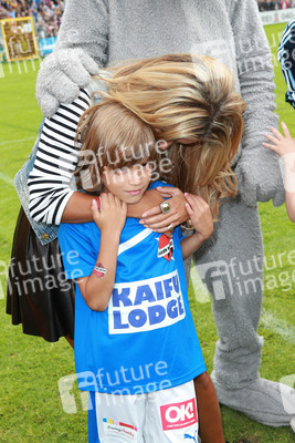 Sylvie van der Vaart mit Sohn Damian van der Vaart