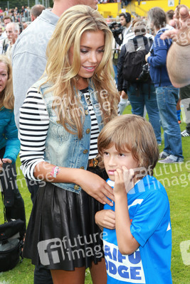 Sylvie van der Vaart mit Sohn Damian van der Vaart