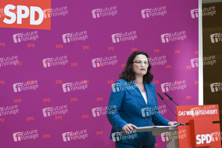Pressekonferenz mit Andrea Nahles, Berlin
Pressekonferenz mit Andrea Nahles, Berlin