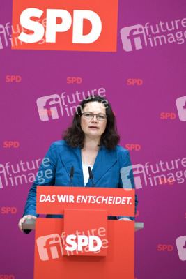 Pressekonferenz mit Andrea Nahles, Berlin
Pressekonferenz mit Andrea Nahles, Berlin