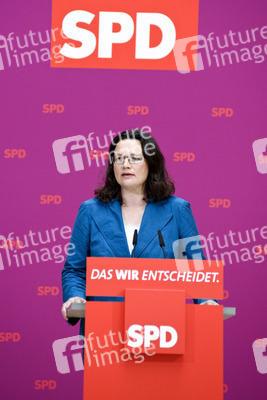 Pressekonferenz mit Andrea Nahles, Berlin
Pressekonferenz mit Andrea Nahles, Berlin