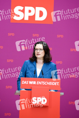 Pressekonferenz mit Andrea Nahles, Berlin
Pressekonferenz mit Andrea Nahles, Berlin