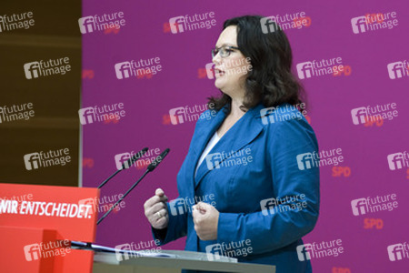 Pressekonferenz mit Andrea Nahles, Berlin
Pressekonferenz mit Andrea Nahles, Berlin