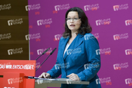 Pressekonferenz mit Andrea Nahles, Berlin
Pressekonferenz mit Andrea Nahles, Berlin