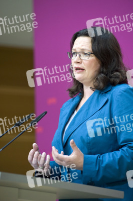 Pressekonferenz mit Andrea Nahles, Berlin
Pressekonferenz mit Andrea Nahles, Berlin