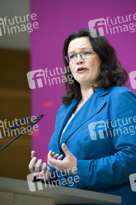 Pressekonferenz mit Andrea Nahles, Berlin
Pressekonferenz mit Andrea Nahles, Berlin