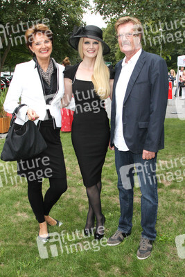 Mirja du Mont mit Mutter Heidi Becker und Vater Lothar Becker