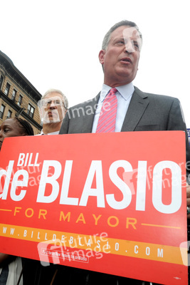 Wahlkampf für Bill De Blasio, New York