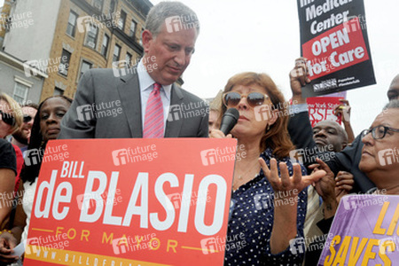 Wahlkampf für Bill De Blasio, New York