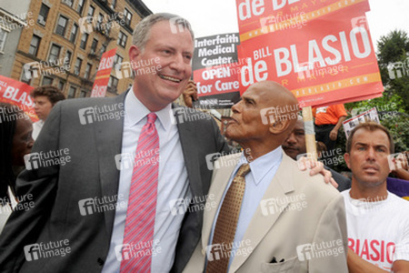 Wahlkampf für Bill De Blasio, New York