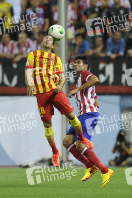 Supercup Spiel Atlético Madrid gegen FC Barcelona