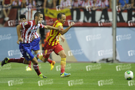Supercup Spiel Atlético Madrid gegen FC Barcelona