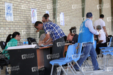 Syrische Bürgerkriegsflüchtlinge in Arbat, Irak