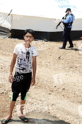 Syrische Bürgerkriegsflüchtlinge in Arbat, Irak