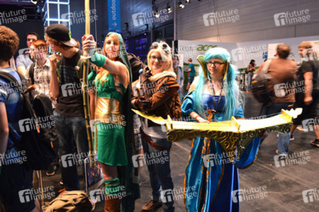 Gamescom Besucher