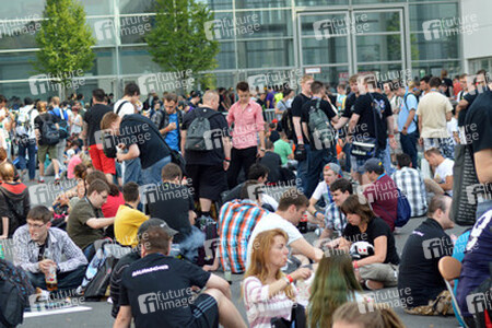 Gamescom Besucher