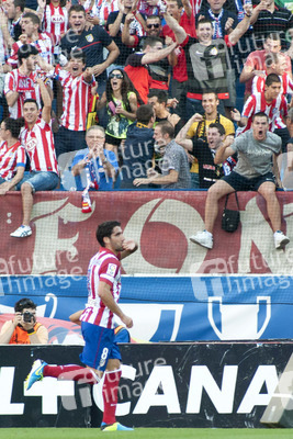 Liga BBVA Match Atlético Madrid gegen Rayo Vallecano, Madrid