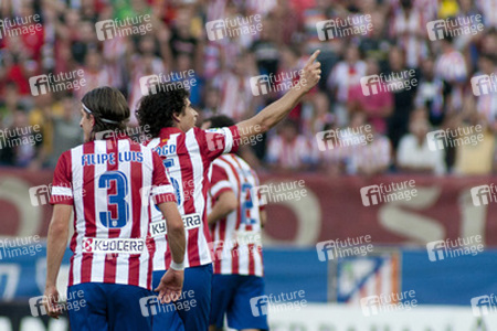 Liga BBVA Match Atlético Madrid gegen Rayo Vallecano, Madrid
