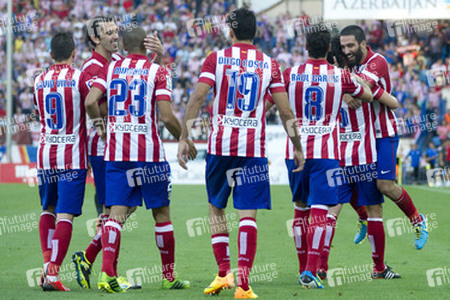 Liga BBVA Match Atlético Madrid gegen Rayo Vallecano, Madrid