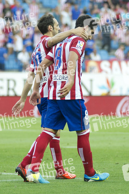 Liga BBVA Match Atlético Madrid gegen Rayo Vallecano, Madrid