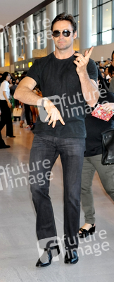 Ankunft von Hugh Jackman Arrives in Japan