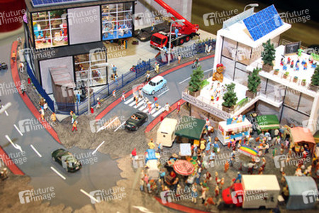 Grünen Wahlkamp en Minature, Hamburg