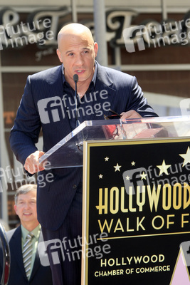 Vin Diesel erhält Stern auf dem Hollywood Walk Of Fame, Los Angeles