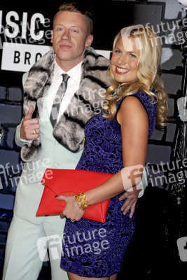 Macklemore mit Partnerin Tricia Davis