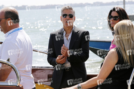 Auf dem Weg zum 'Gravity' Photocall, Biennale 2013