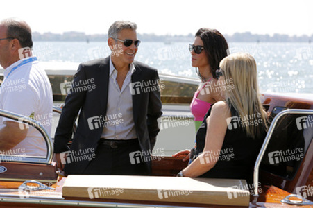 Auf dem Weg zum 'Gravity' Photocall, Biennale 2013
