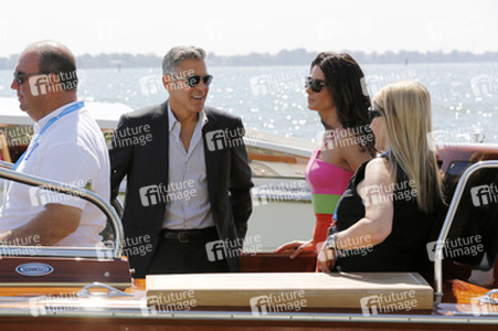 Auf dem Weg zum 'Gravity' Photocall, Biennale 2013