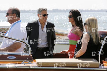 Auf dem Weg zum 'Gravity' Photocall, Biennale 2013