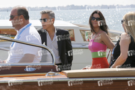 Auf dem Weg zum 'Gravity' Photocall, Biennale 2013