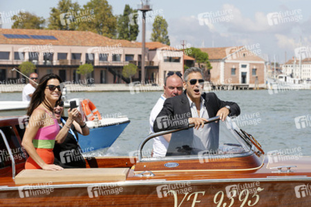 Auf dem Weg zum 'Gravity' Photocall, Biennale 2013
